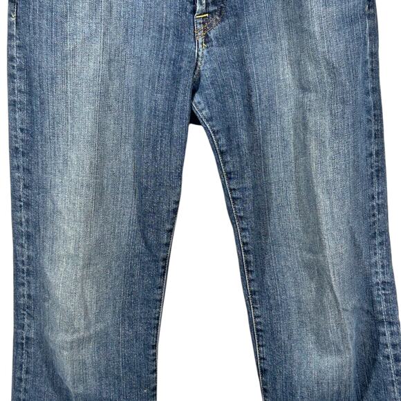 Lucky Brand Dungarees Easy Rider Button‑Fly Jeans Size 6/28 Relaxed Straight Leg - Picture 3 of 13